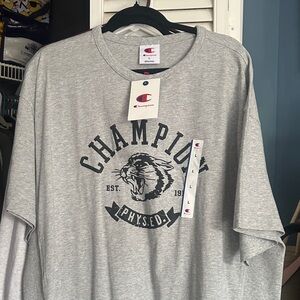 Champion Athletic Gray Men's Tee Large